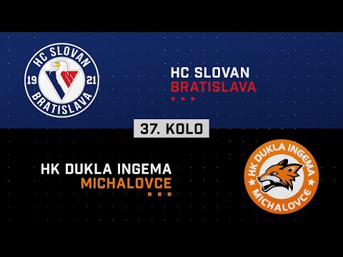 37.kolo HC Slovan Bratislava - HK Dukla INGEMA Michalovce HIGHLIGHTS