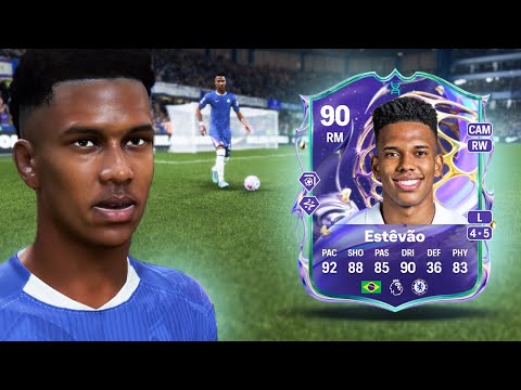 90 ESTEVAO FUTURE STARS ACADEMY EVOLUTION PLAYER REVIEW IN FC 26 | FC 26 ULTIMATE TEAM