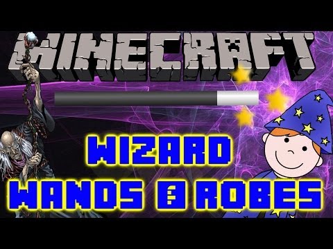 Minecraft Mod Showcase #9 - Wizard Wands & Robes! [FORGE] [1.6.4]