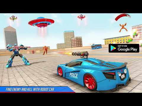 Police Bus Robot Car Game - Oil Truck Driving Game