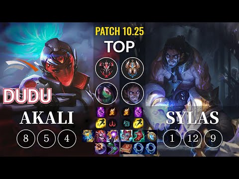 HLE DuDu Akali vs Sylas Top - KR Patch 10.25