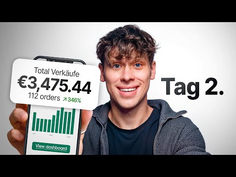 Ich habe ein NEUES DROPSHIPPING Business von 0 gestartet... (72h Challenge)