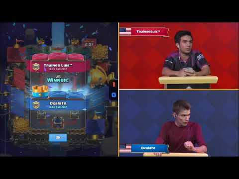 TrainerLuis™ vs Oxalate - Clash Royale Crown Championship NA [Week One] [HD]