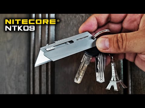 EDC нож титановый Nitecore NTK09@CorcoranALEDC knife