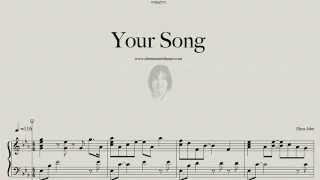 Your Song  -  Elton John  Pianoversion