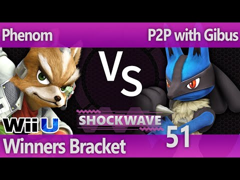 SW 51 Smash 4 - Phenom (Fox) vs P2P with Gibus (Lucario) - Winners Bracket