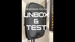 Video thumbnail for Behringer PK112A UNBOX AND TEST w/ 3 different types of Microphones by Benjie Moreno