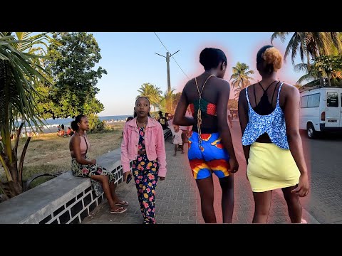 Sambava Madagascar.  Sunday on the Boardwalk