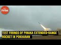 Rajasthan: Successful test firings of Pinaka extended-range rocket ongoing in Pokharan