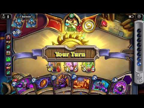 Hearthstone Tickatus Warlock winning without Tickatus Legend Vol.2