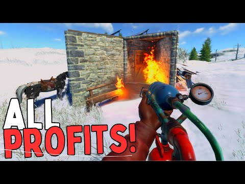 These flame raids are giving me all the juice! - Rust Console solo.