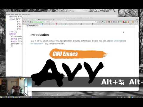 Using Emacs 7 - Navigating with Avy