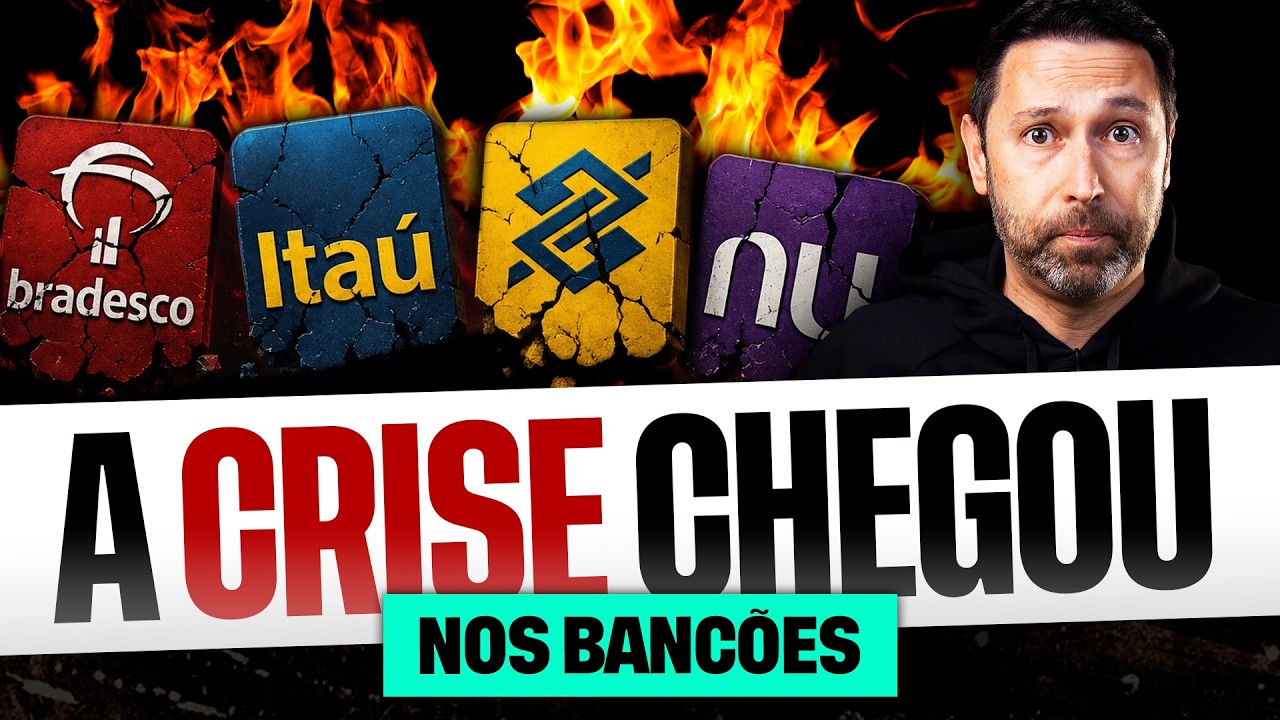 OS BANCÕES ESTÃO ENTRANDO EM CRISE? | JUROS ALTOS, CALOTE E LUCROS EM QUEDA ACENDEM ALERTA ⚠️