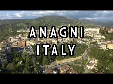 Anagni by drone ⚔️ Between Popes and Empires  | Aerial stock footage