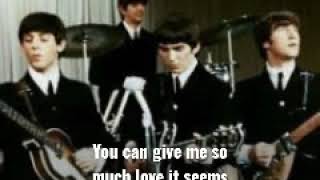 Nobody i know ------- The Beatles ( With Lyrics )