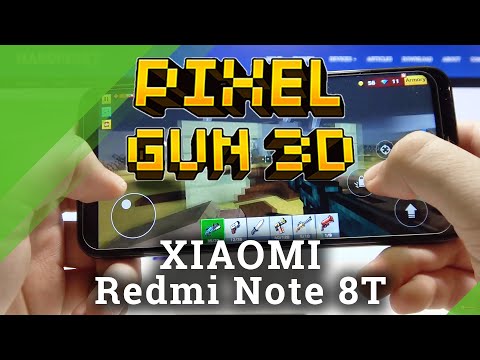 Gameplay of Pixel Gun 3D on XIAOMI Redmi Note 8T - Mobile Gaming Test