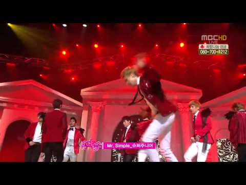 [MP4 DL] 111224 SJ - Mr.Simple @ Music Core