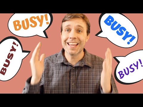 Different Ways to Say "I'm Busy" ✋