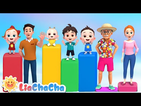 Lia and ChaCha's Family Song | EP176 | People in My Family | Nursery Rhymes & Kids Songs | LiaChaCha