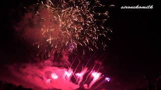 preview picture of video '2014年 赤川花火大会 デザイン花火「Burnin'」 Design Fireworks in Akagawa Fireworks 2014 in japan.'