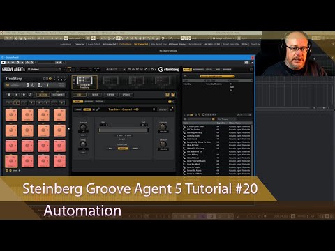 Steinberg Groove Agent 5 Tutorial Ep #20 - Automation