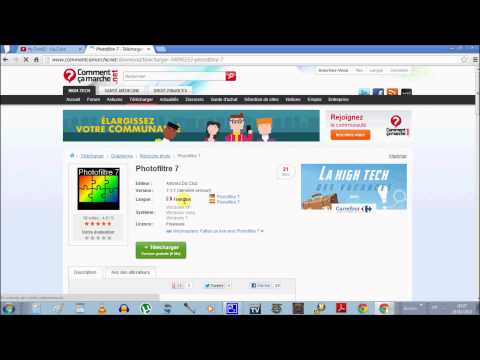 comment installer photofiltre
