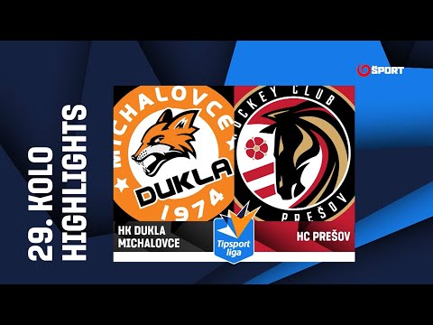 29. kolo: HK Dukla Michalovce – HC Prešov 7:0 (1:0, 3:0, 3:0)