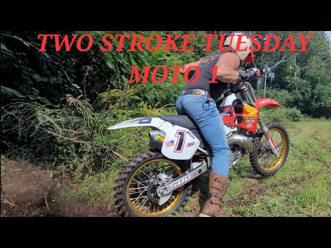 TWO STROKE TUESDAY MOTO 1 ; CR500  VS SUZUKI RM 250 VS 2023 GASGAS 250 MC