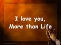 More than life by hillsong with lyrics 