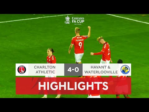 Charlton Cruise Past The Hawks | Charlton 4-0 Havant & Waterlooville | Emirates FA Cup 2021-22