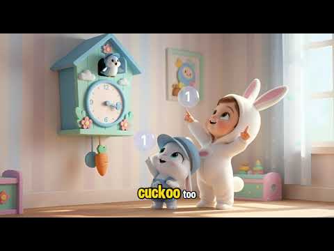 Tick Tock I'm a Little Cuckoo Clock - Buni Bunny Preschool Songs & Nursery Rhymes for Learning