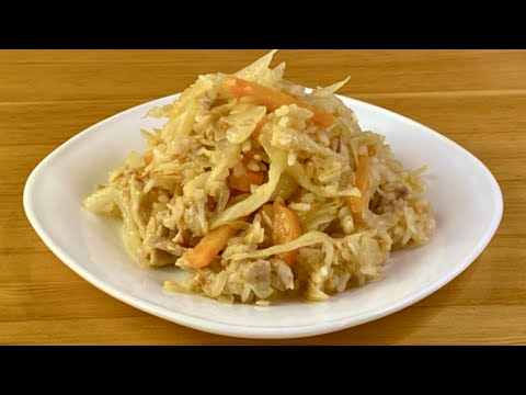 How to make lazy cabbage rolls | Cabbage and chicken recipe