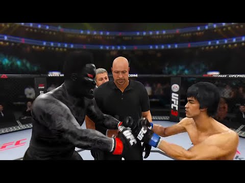 Black Devil vs. Bruce Lee (EA sports UFC 3)