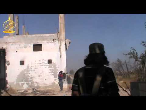 اشتباكات بين عناصر لواء المعتصم بالله النخبة وقوات النظام في مدينة درعا ضمن معركة عاصفة الجنوب