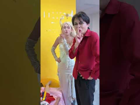 A joker and an angel are taking care of a child#clown #couple #shorts #funny