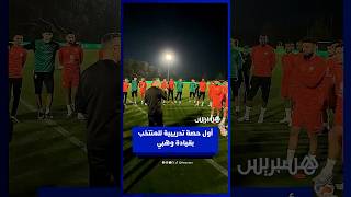 المنتخب الوطني يجري أول حصة تدريبية بقيادة محمد وهبي thumbnail