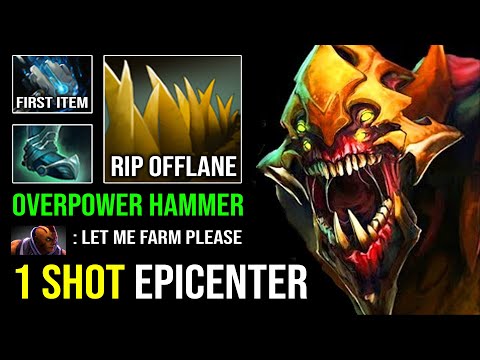 How to 100% Totally Delete AM From Offlane with 6Min Meteor Hammer 1 Shot ULTI Dota 2