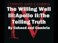 The Willing Well III:Apollo II:The Telling Truth| Coheed and Cambria| Lyrics