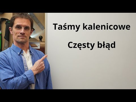 Taśmy kalenicowe. Częsty błąd.