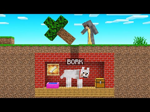 Slogo - I Built BORK A SECRET BASE In Jelly's Server! (Minecraft)
