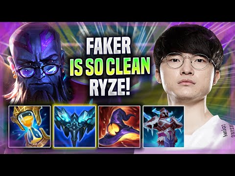 FAKER IS SO CLEAN WITH RYZE! - T1 Faker Plays Ryze MID vs Viktor! | Season 2022