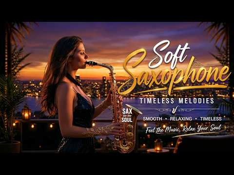 Golden Sunset Serenade – Soft Saxophone | Relaxing Romantic Music for Deep Calm