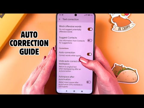 How to Enable or Disable Auto Correction on POCO F6