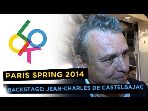 Jean-Charles de Castelbajac Backstage: Paris Fashion Week Spring 2014