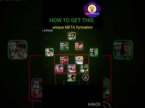 How to get UNIQUE 3241 BEST QUICK COUNTER FORMATION #efootball #efootball2024 #formation