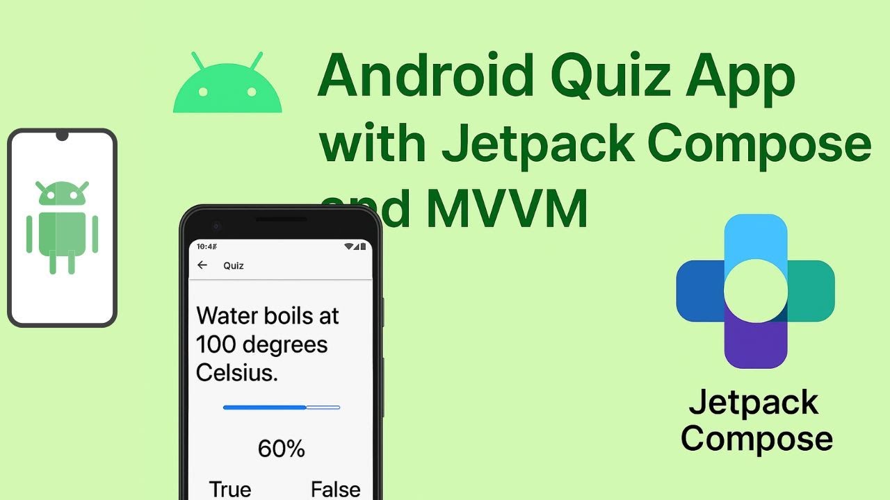 Android Quiz App with Jetpack Compose and MVVM - Full Tutorial – Coding Practice app for Android