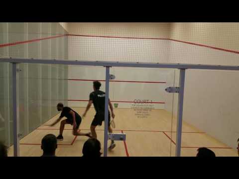 Game 2:  Oct 2nd, 2016 Exhibition Squash match Cameron Pilley vs Marwan El Shorbagy