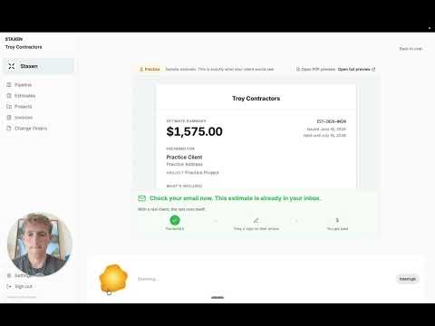 Staxen: Contractor Assistant video thumbnail