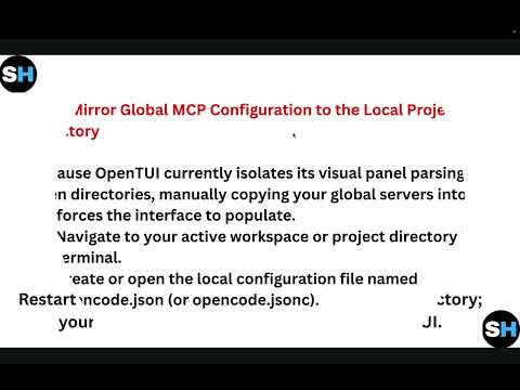 How to Fix OpenTUI Not Showing Installed MCPs - MCP Servers Not Detected or Loading