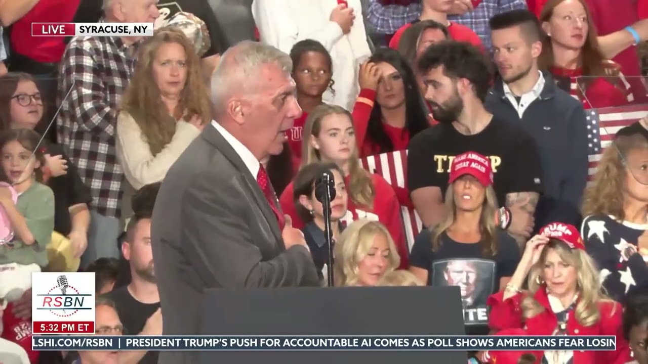 Moving Rendition of the National Anthem, Pledge & Prayer Opens the NY Rally - 10/09/26